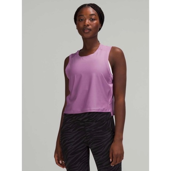 Lululemon Mesh Back Cropped Train Tank Top
Wisteria Purple
